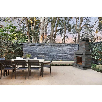 Callow Stone Outdoor Wood Burning Fireplace  | FPL (Light) or FPD (Dark)