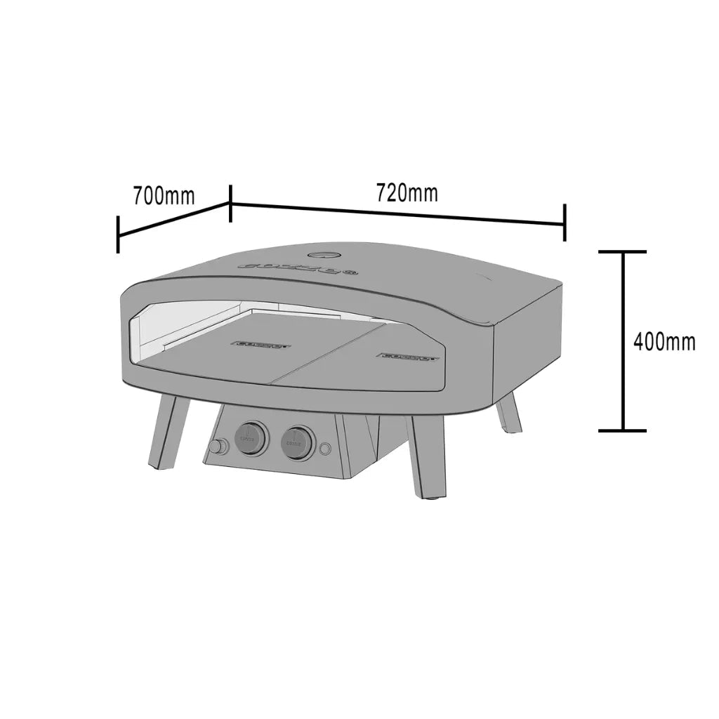 Cozze 24" Pizza Oven - Black Edition | 90438 - Pizza Ovens