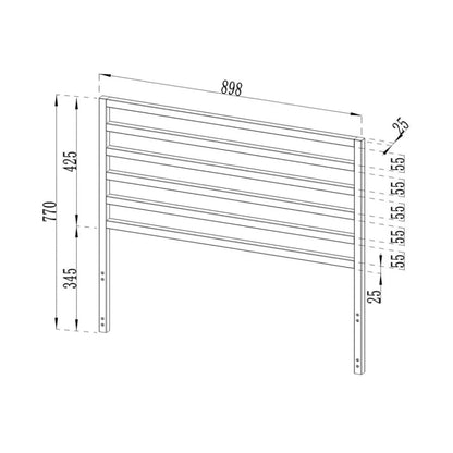 Cozze Back Grid Corner | 90246 - Accessories