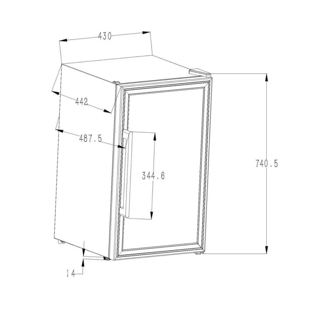 Cozze Elements Fridge | 90298 - Outdoor Kitchens