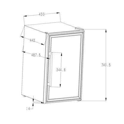 Cozze Elements Fridge | 90298 - Outdoor Kitchens