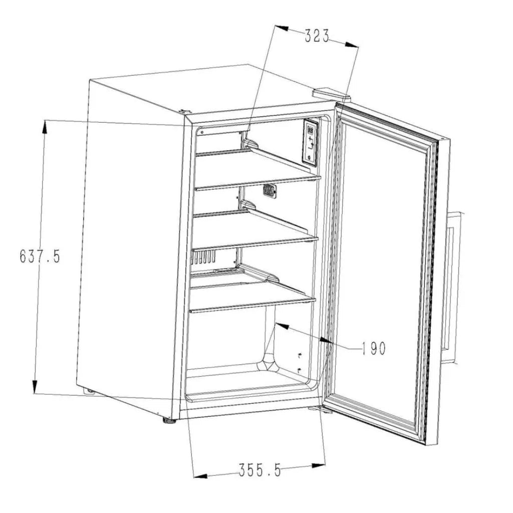 Cozze Elements Fridge | 90298 - Outdoor Kitchens