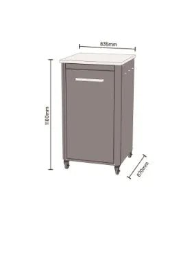 Cozze Outdoor Kitchen 60 Tall Stand for Pizza Ovens | 90537 - Outdoor Kitchens
