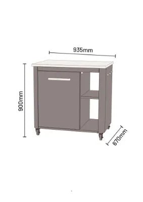 Cozze Outdoor Kitchen 90, 1 Door | 90527 - Outdoor Kitchens
