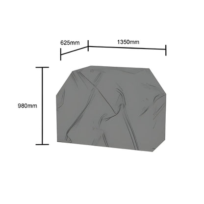 Cozze Protective Cover for Plancha 800 + Premium Trolley — 600D Oxford, PVC‑Coated, UV‑Resistant