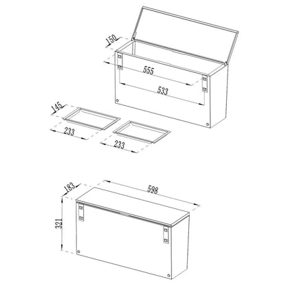 Cozze Waste Bin | 90250 - Accessories