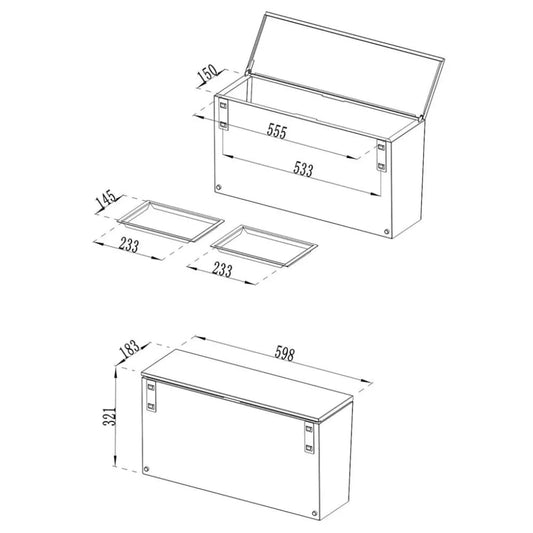 Cozze Waste Bin | 90250 - Accessories