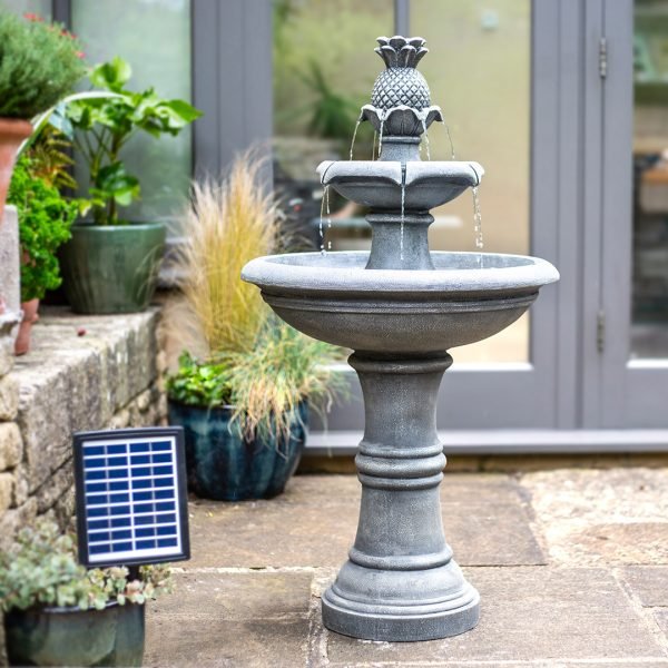 Easy Fountain Angelica Tiered Fountain Solar Water Feature | S45321 (Copy) - Water Features - S45322 - GardenHearth