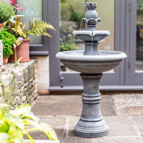 Easy Fountain Angelica Tiered Fountain Solar Water Feature | S45321 (Copy) - Water Features - S45322 - GardenHearth