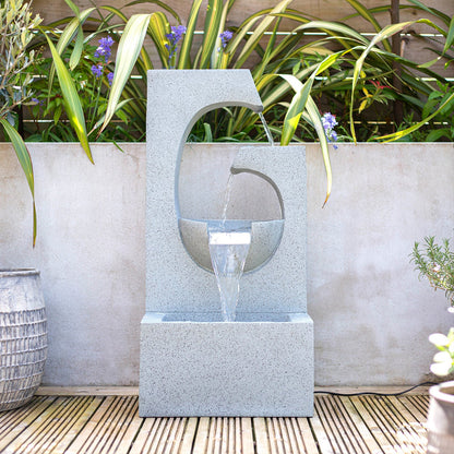 Easy Fountain Ango Falls Water Feature | 44026 - Water Features - 44026L - GardenHearth