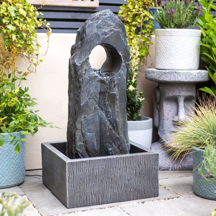 Easy Fountain Cambrian Monolith Water Feature | 44035L - Water Features - 44035L - GardenHearth