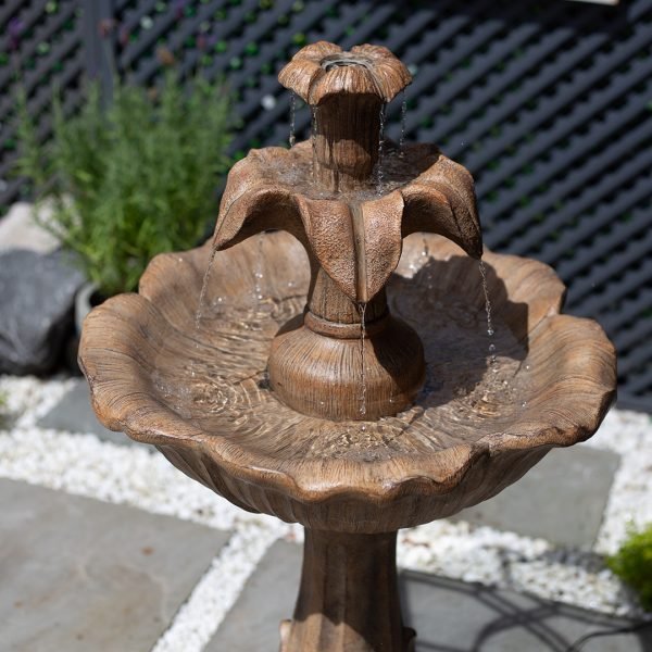 Easy Fountain Emily Tiered Fountain Solar Water Feature | S45321 - Water Features - S45321 - GardenHearth