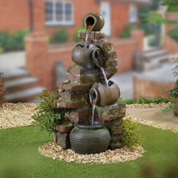 Easy Fountain Flowing Jugs Water Feature | 45134L - Water Features - 45134L - GardenHearth