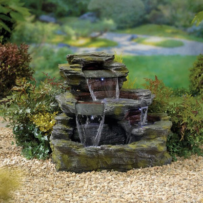 Easy Fountain Garda Falls Water Feature | 4665L - Water Features - 4665L - GardenHearth