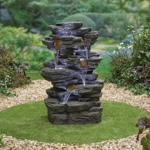 Easy Fountain Hinoki Springs Water Feature | 45235L - Water Features - 45235L - GardenHearth