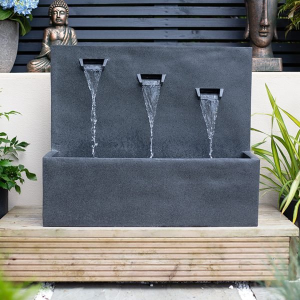 Easy Fountain Kabe Falls Water Feature | 45306L - Water Features - 45306L - GardenHearth