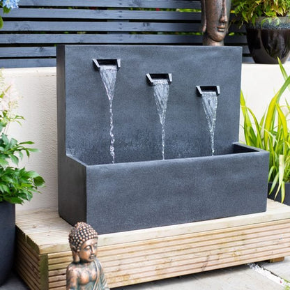 Easy Fountain Kabe Falls Water Feature | 45306L - Water Features - 45306L - GardenHearth