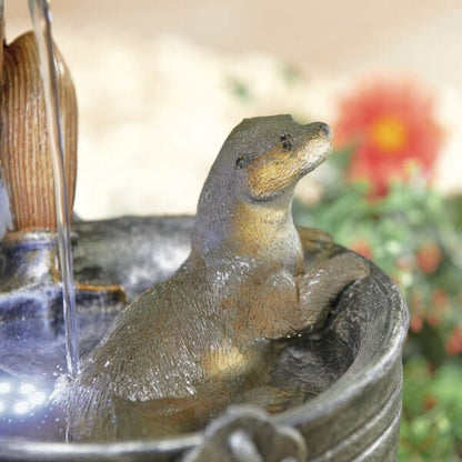 Easy Fountain Playful OttersWater Feature | 45103L - Water Features - 45103L - GardenHearth