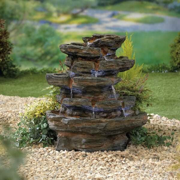 Easy Fountain Red Rock Springs Water Feature | 45203L - Water Features - 45203L - GardenHearth