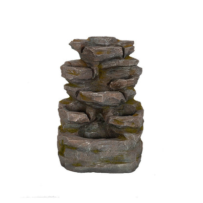 Easy Fountain Rock Falls Solar Water Feature | S45311 - Water Features - S45311 - GardenHearth