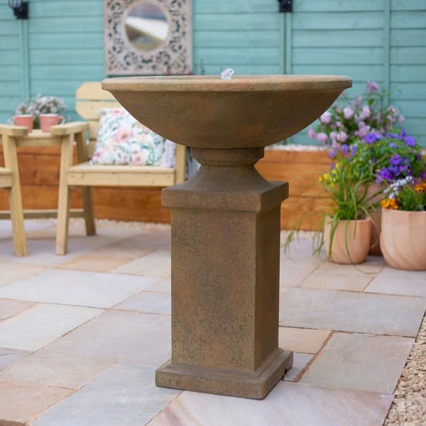 Easy Fountain Roman Pedestal Water Feature | 45304 - Water Features - 45304 - GardenHearth