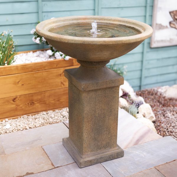 Easy Fountain Roman Pedestal Water Feature | 45304 - Water Features - 45304 - GardenHearth