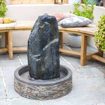 Easy Fountain Snowdonia Monolith Water Feature | 44036L - Water Features - 44036L - GardenHearth