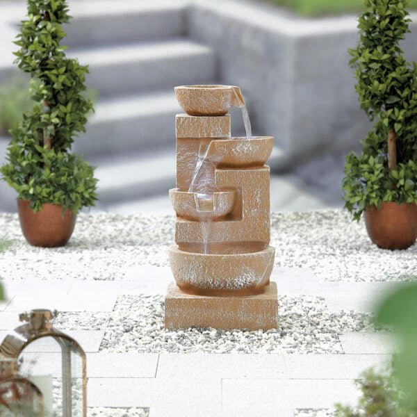 Easy Fountain Sparkling Bowls Water Feature | 4714L - Water Features - 4714L - GardenHearth