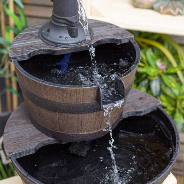 Easy Fountain Whiskey Bowls Water Feature | 44025 - Water Features - 44025 - GardenHearth