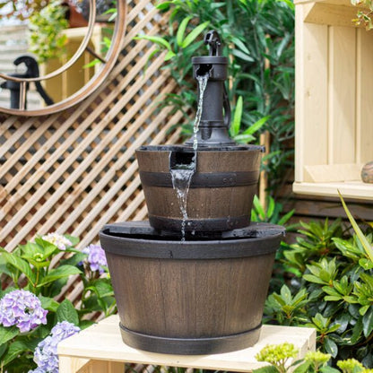 Easy Fountain Whiskey Bowls Water Feature | 44025 - Water Features - 44025 - GardenHearth