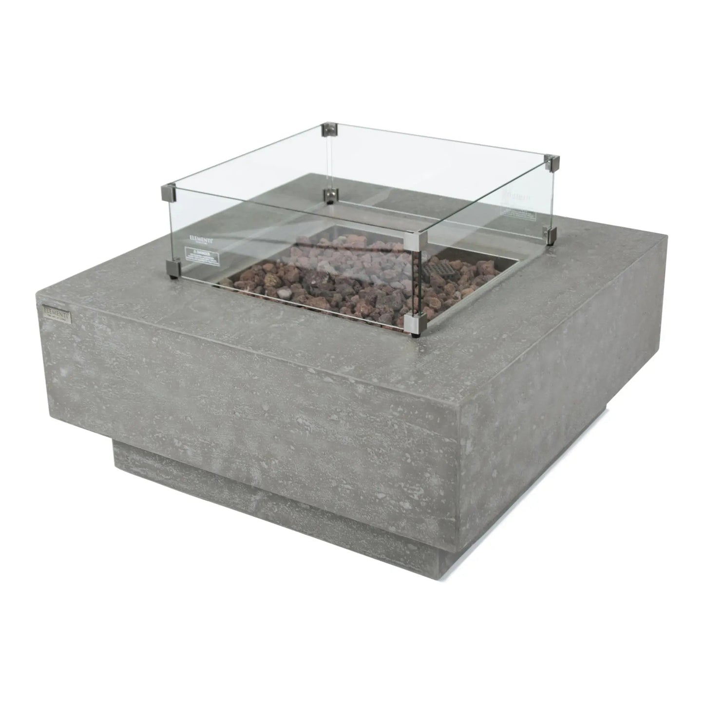 Elementi Manhattan Gas Fire Table – Light Grey | OFG103LG