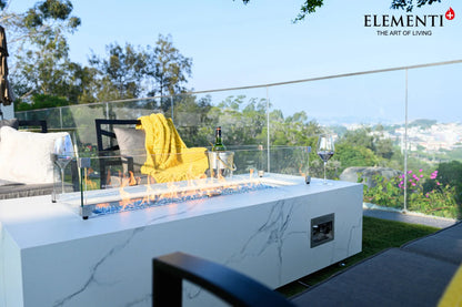 Elementi Plus Carrara Fire Table – 16 kW | OFP121BW