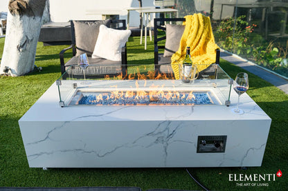 Elementi Plus Carrara Fire Table – 16 kW | OFP121BW