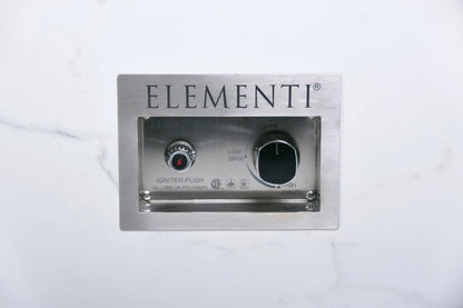 Elementi Plus Carrara Fire Table – 16 kW | OFP121BW