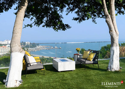 Elementi Plus Carrara Fire Table – 16 kW | OFP121BW
