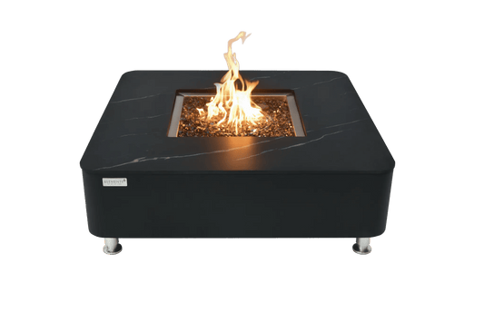 Elementi Plus Copenhagen Porcelain Top Fire Table – 16 kW | OFP101BB