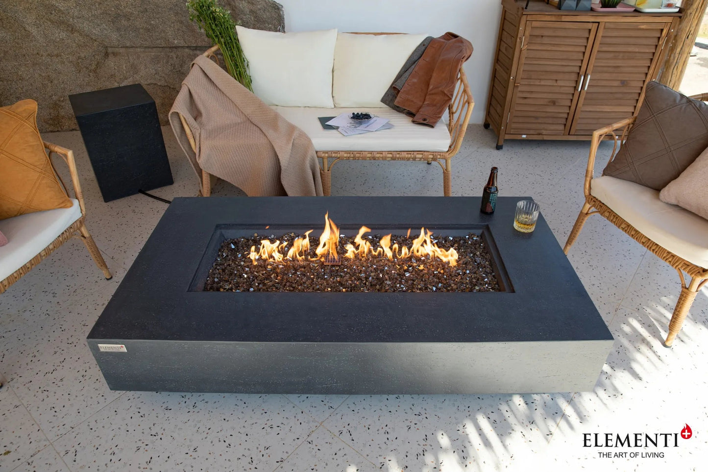 Elementi Plus Positano Fire Table – 16 kW | OFG415DG