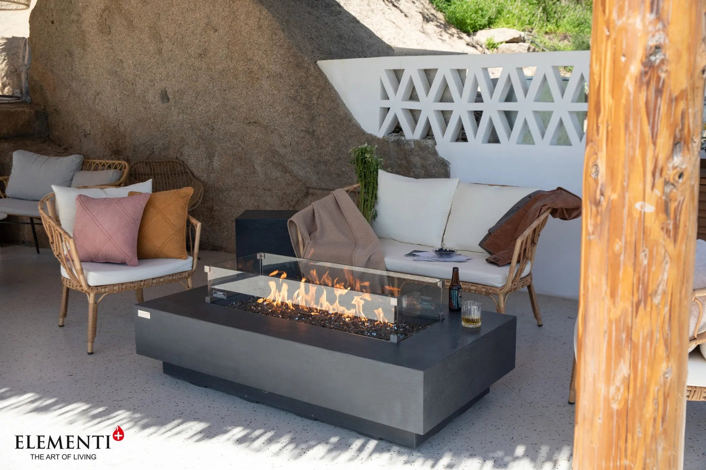 Elementi Plus Positano Fire Table – 16 kW | OFG415DG