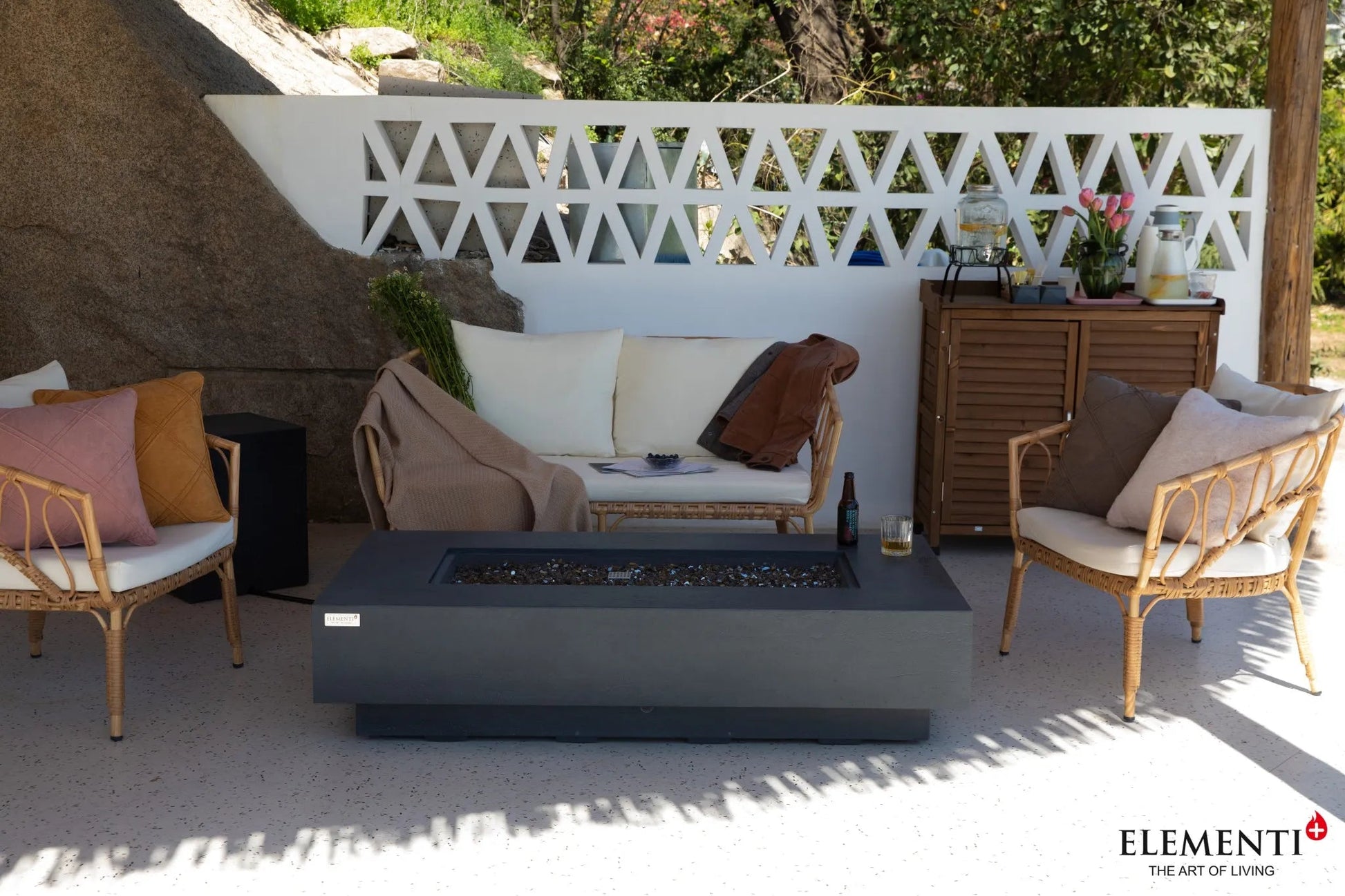 Elementi Plus Positano Fire Table – 16 kW | OFG415DG