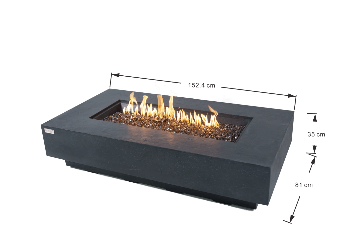 Elementi Plus Positano Fire Table – 16 kW | OFG415DG