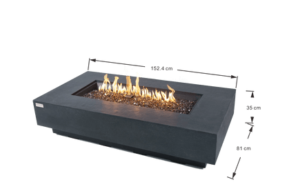 Elementi Plus Positano Fire Table – 16 kW | OFG415DG