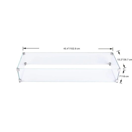 Elementi Plus Tempered Glass Wind Screens – Rectangular, Square & Round