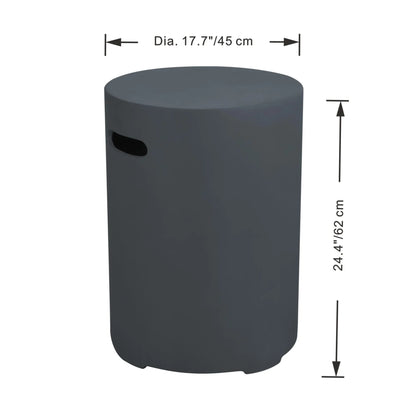 Elementi Round Tank Cover – Large | Light or Dark Grey