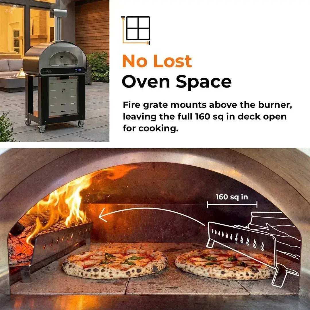Fontana Forni Volta 90 - Dual Fuel Oven, Rosso/Red | VT90RSC - Pizza Ovens
