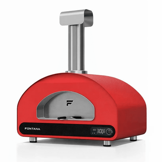 Fontana Forni Volta 90 - Dual Fuel Oven, Rosso/Red | VT90RSC - Pizza Ovens