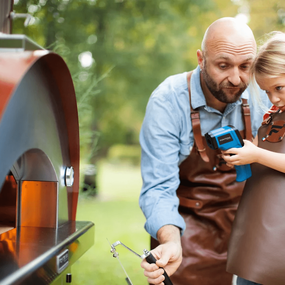 Fontana Mangiafuoco Rosso Build In Wood Pizza Oven | PF - MNLRSC - Wood Pizza Oven - PF - MNLRSC - GardenHearth