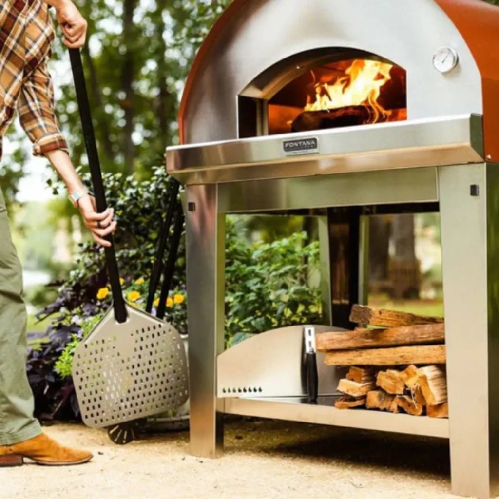 Fontana Margherita Pizza Oven Stand – Stainless Steel | MAGCOR - Accessories