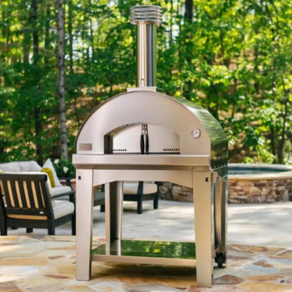 Fontana Margherita Pizza Oven Stand – Stainless Steel | MAGCOR - Accessories