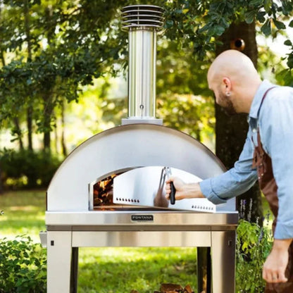 Fontana Margherita Pizza Oven Stand – Stainless Steel | MAGCOR - Accessories