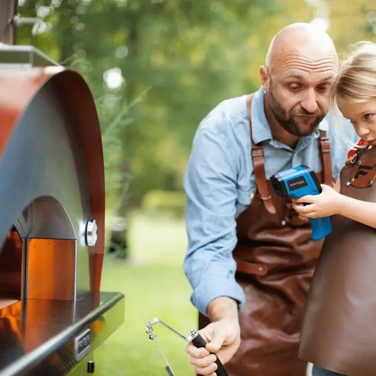 Fontana Margherita Rosso Build In Wood - Fired Pizza Oven | PF - MRLRSC - cooking pizza with kids